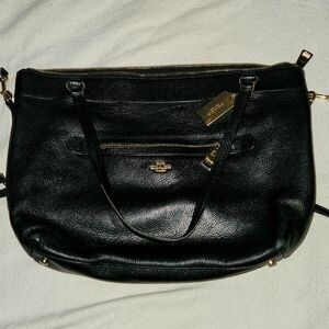 Black coach purse